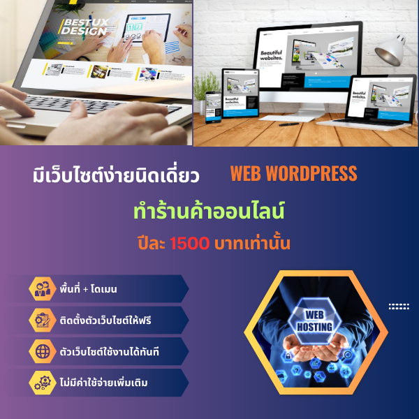 สั่งซื้อเว็บไซต์ ร้านค้าออนไลน์
